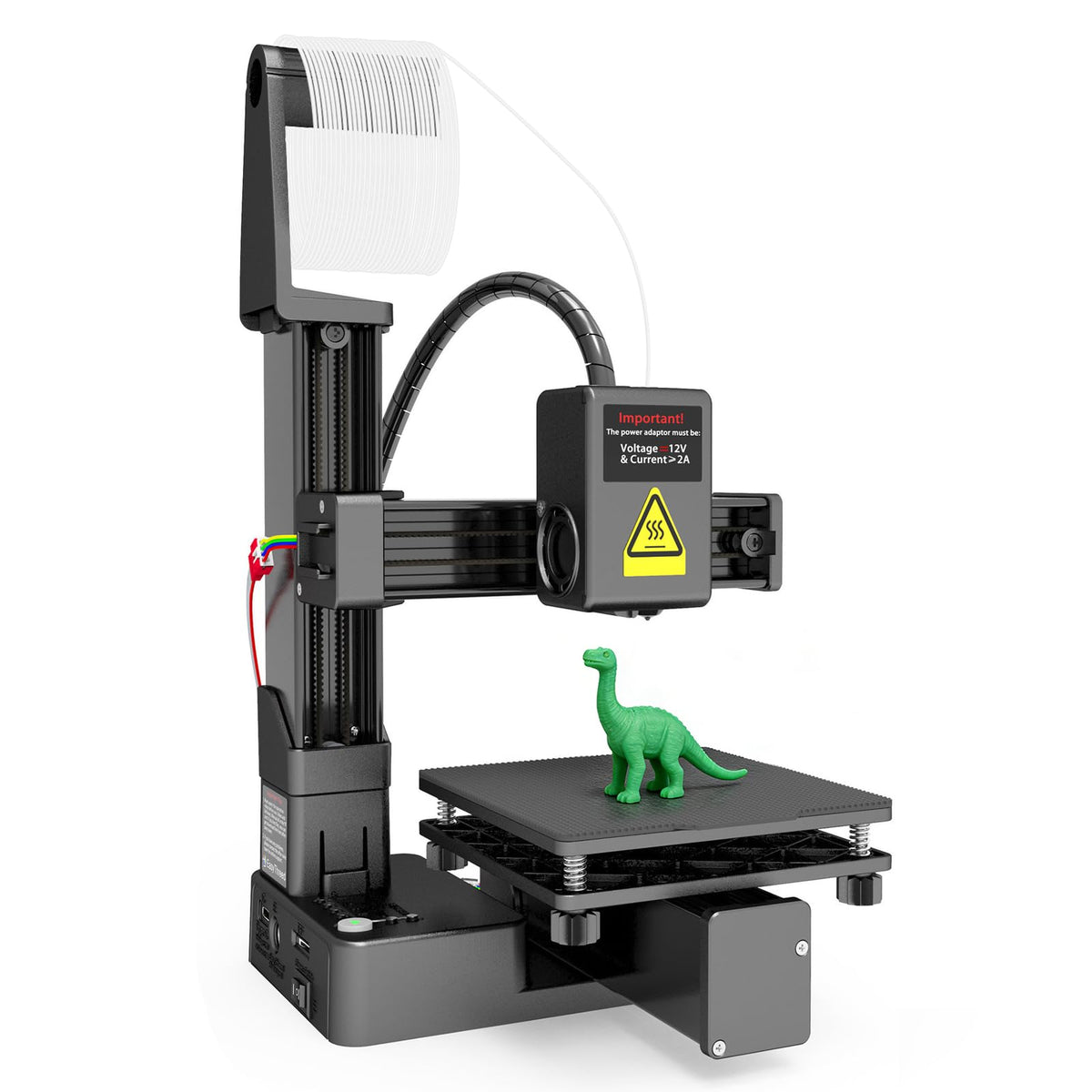 Gonetre Frequency Division Multiplexing 3D Printer for Beginners, FDM High Accuracy Fast Heating 3D Printing Machine 100x100x100mm Build Size, 1.75mm TPU PLA Filament Compatibility