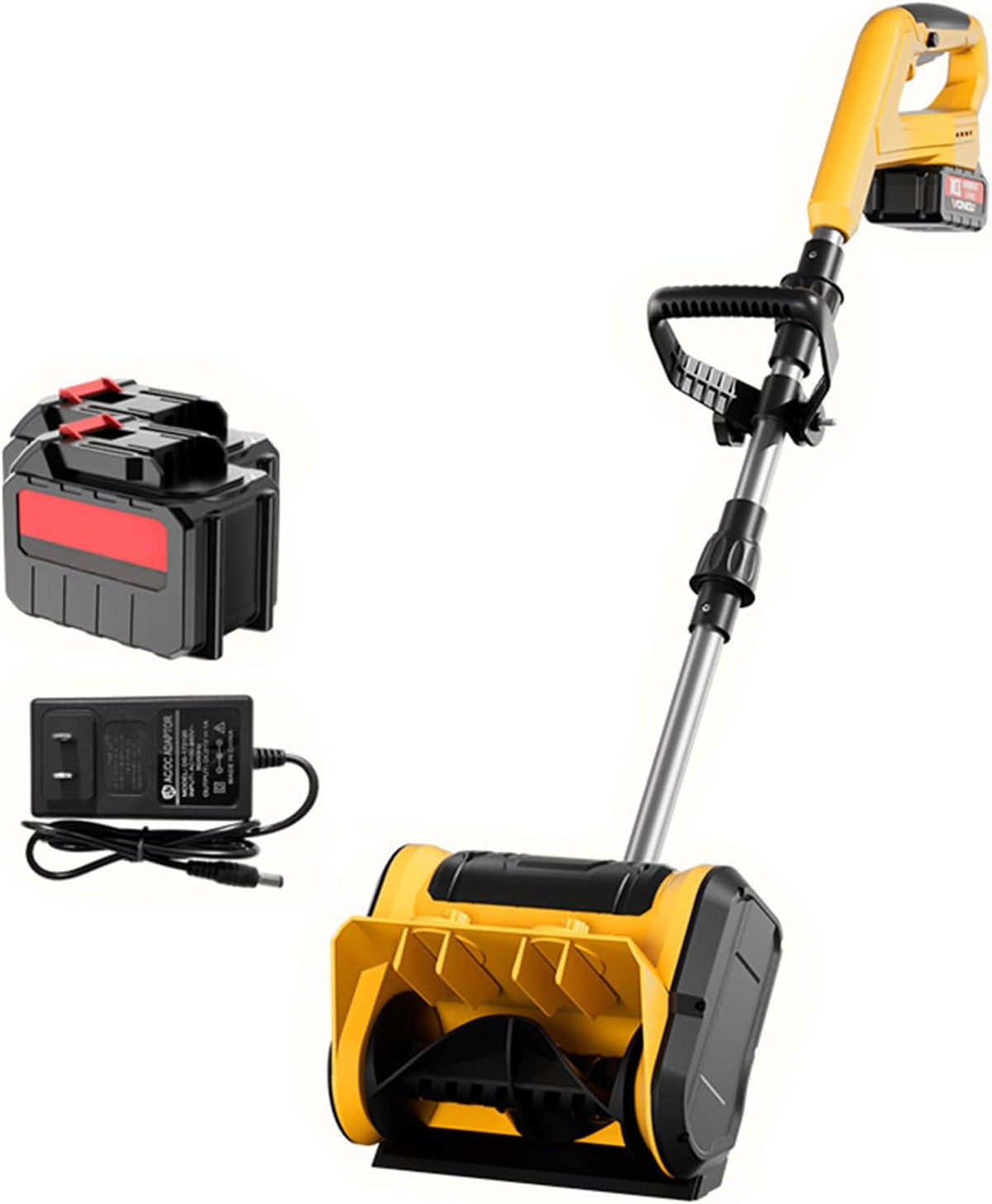 2x20V Cordless Snow Blower 20-Inch,Brushless Electric Snow Thrower with 2×4.0Ah Batteries&Charger,Snow Shovel with Adjustable Chute&Wheels,Patio/Walkways(2x20V)