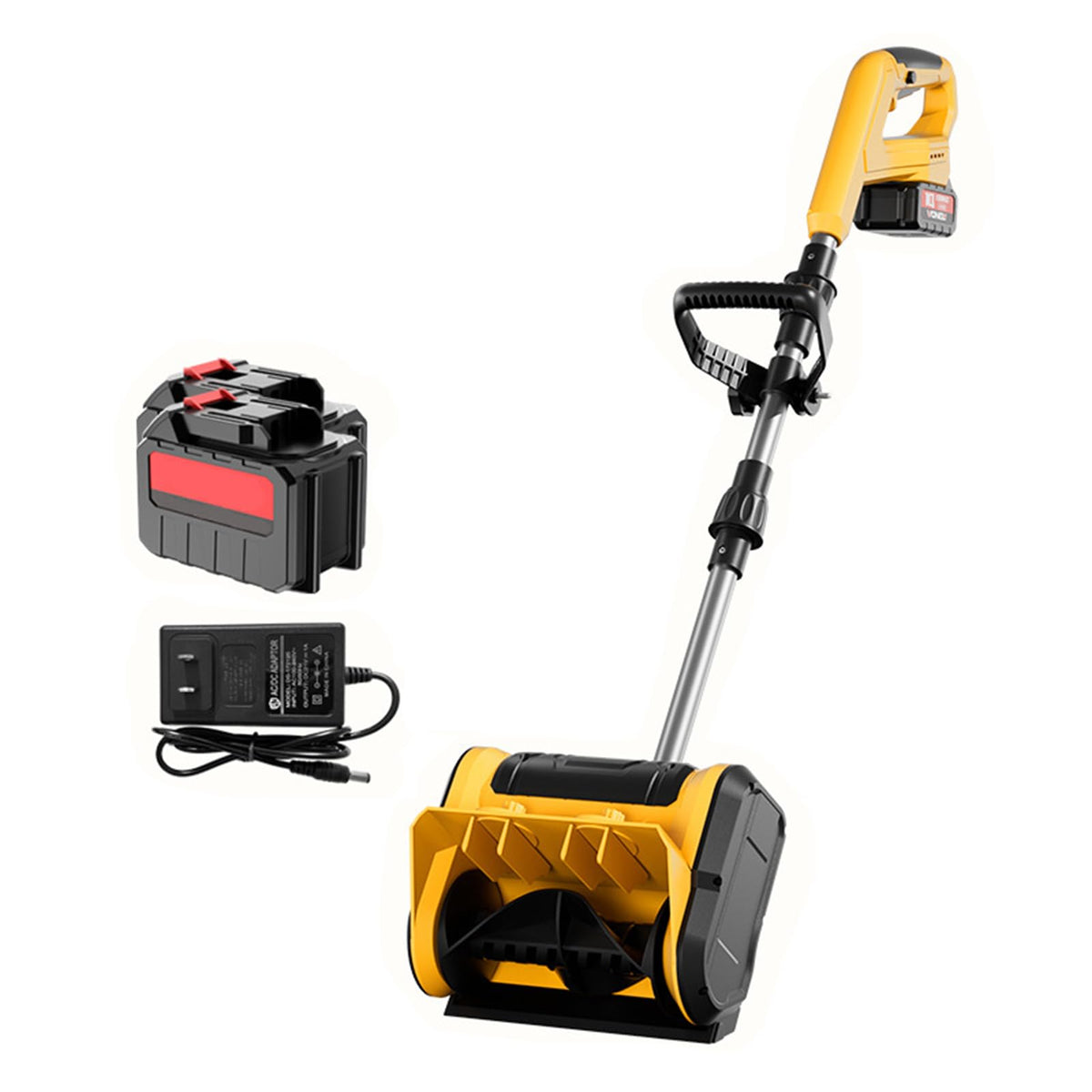 2x20V Cordless Snow Blower 20-Inch,Brushless Electric Snow Thrower with 2×4.0Ah Batteries&Charger,Snow Shovel with Adjustable Chute&Wheels,Patio/Walkways(2x20V)
