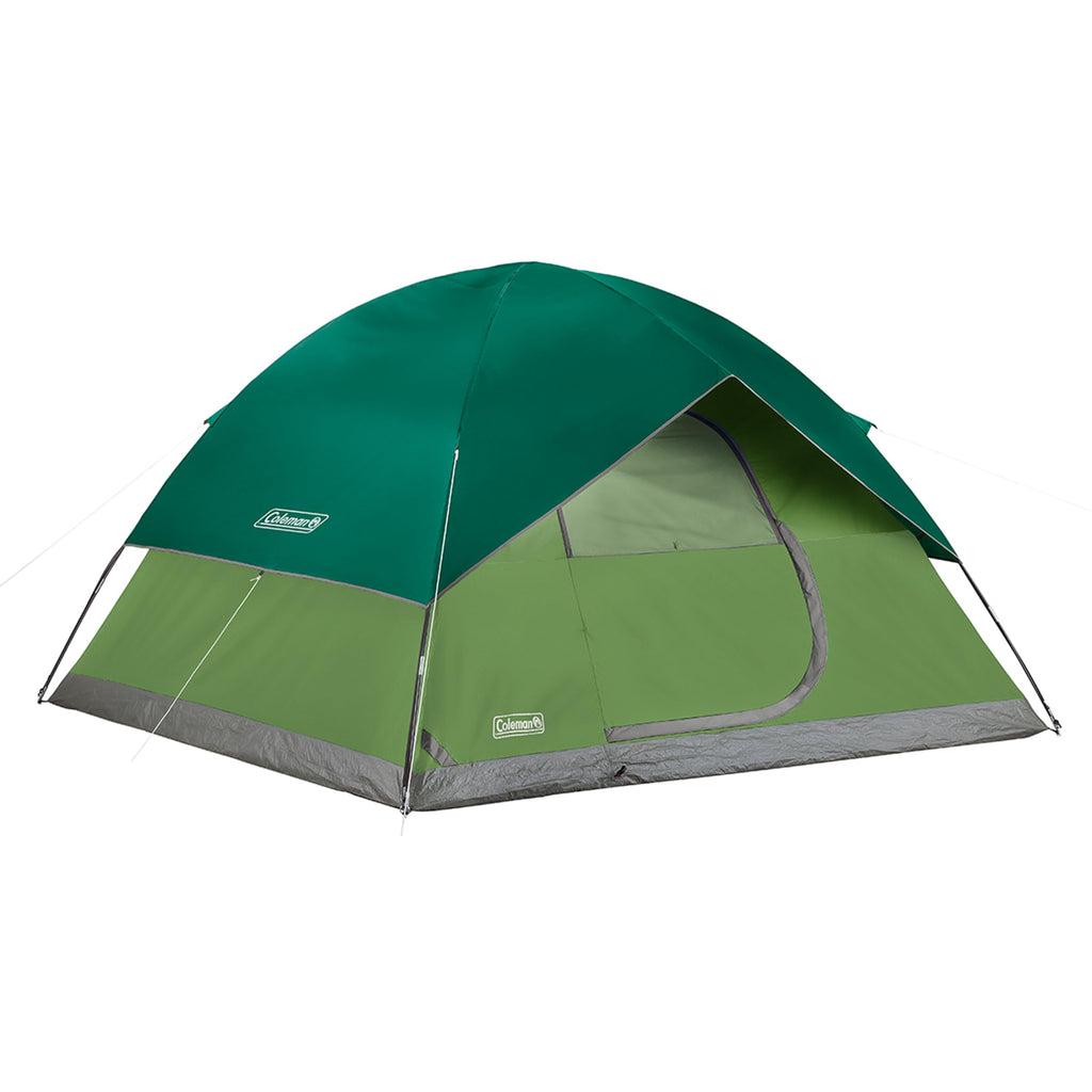 Coleman Sundome Camping Tent with Rainfly, 2/3/4/6 Person Tent Sets Up in 10 Mins, Weatherproof Shelter for Camping, Festivals, Backyard, Sleepovers, & More