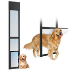 Dog Door for Sliding Glass Door, 74.8" - 80.7" Adjustable Height