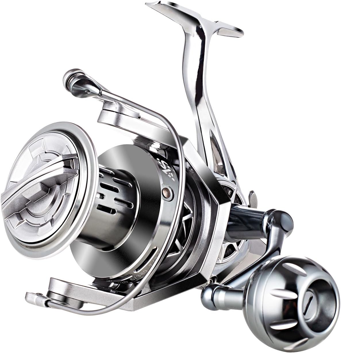 GARRET Spinning Reel, 8000/10000/12000 Aluminum Frame Surf Fishing Reels, Carbon Fiber 55LB Power Drag, Heavy Long Casting Inshore Saltwater & Offshore Saltwater Freshwater Fish Reel