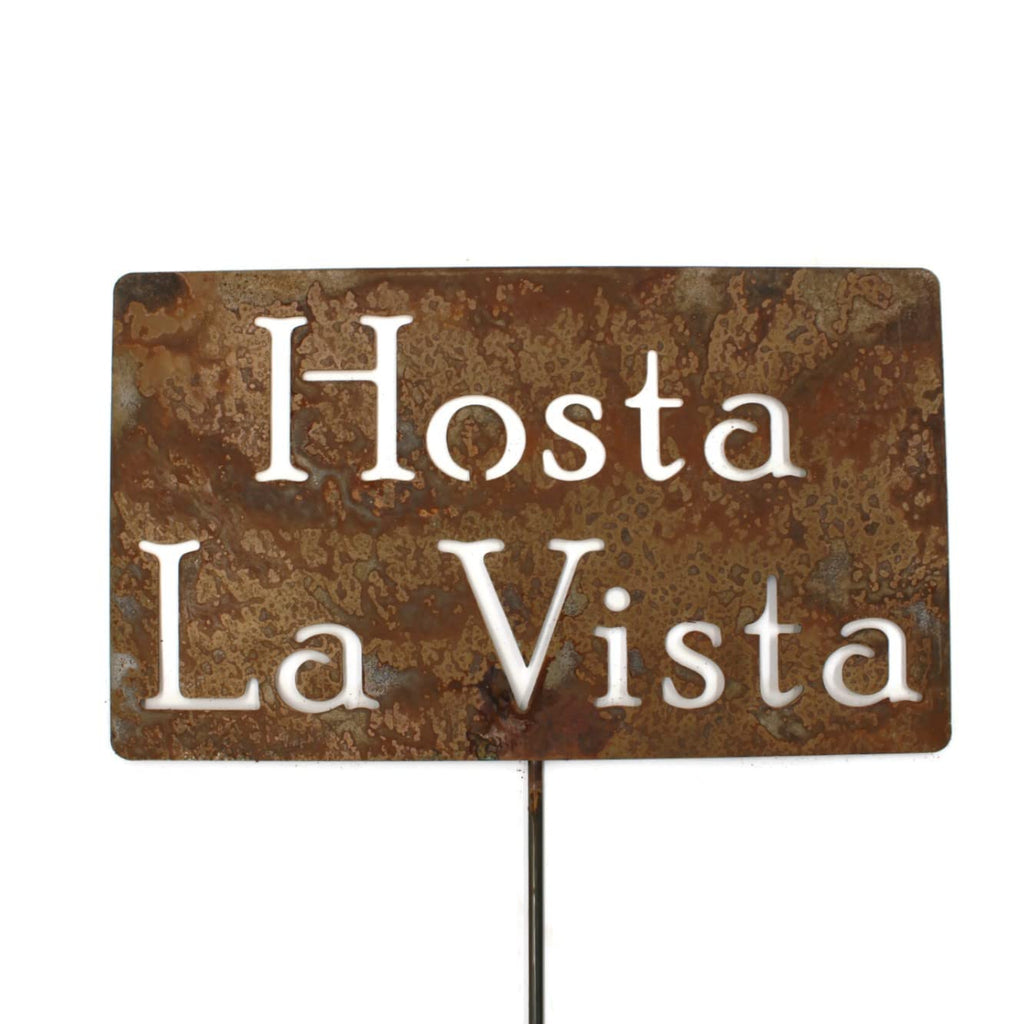 Funny Garden Stake 20 to 33 Inches Tall (Gardener Wanted, XL 33" Tall)
