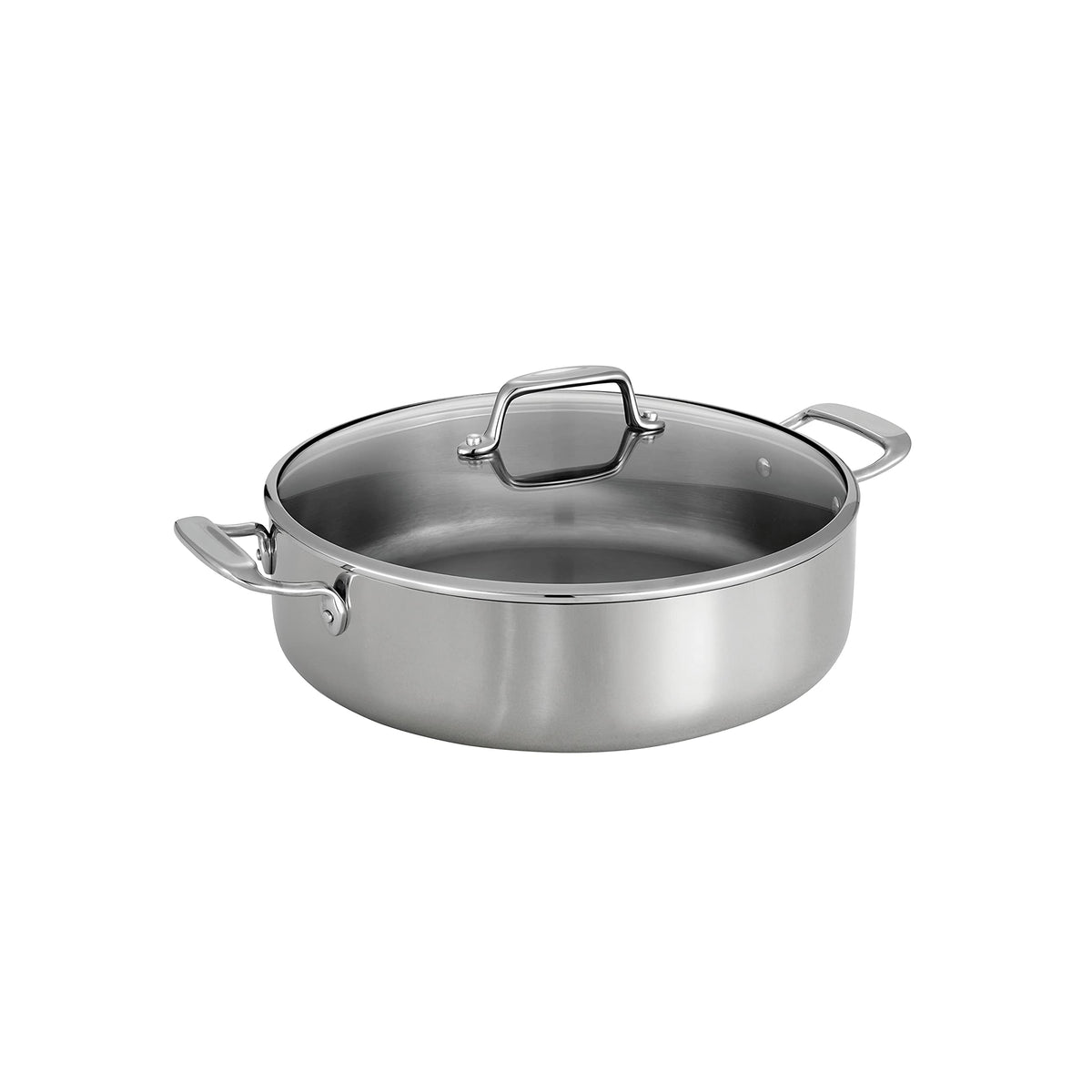 Tramontina Boston Tri-Ply Clad Stainless Steel 12-Pc Pots and Pans Set