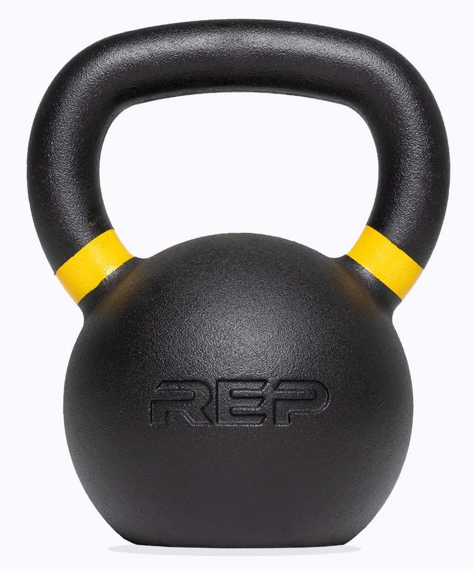 REP Fitness Kettlebell Set and Singles, 4kg to 24kg, 9lb to 53lb Weight Range, Cast Iron, Strength Exercise Training, Home Gym, Power Workout Equipment, Free Weights, Dumbbell Alternative