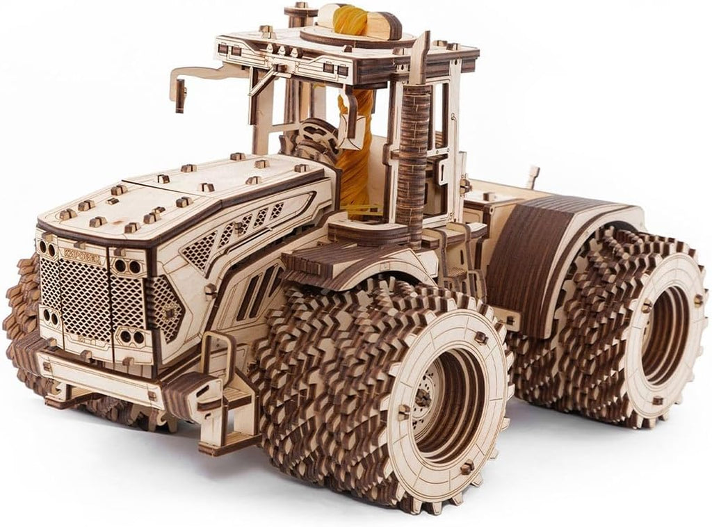 3D Wooden K-7M Tractor Model Kit, Wood Building Set, Educational STEM Toy, Engineering Puzzle for Adults & Teens, Collectors Display Model 596PCS