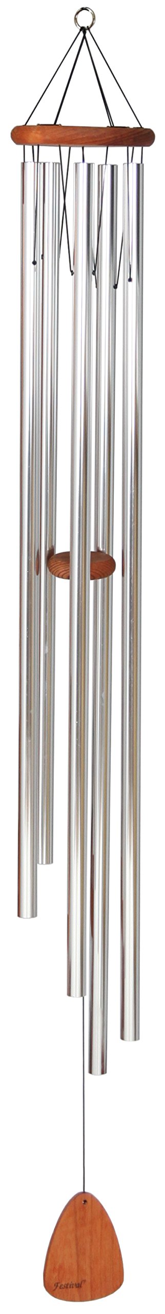 Festival 60-inch Redwood Wind Chime in Bronze by Wind River for Patio, Backyard, Garden, and Outdoor décor. Made in The USA