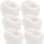 Realspring Inflatable Bean Bag Chairs,Coffee,4 Pcs