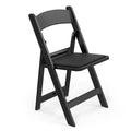 VINGLI Resin Folding Chairs with Cushion, Foldable Plastic Chair with Comfortable Padded Seats, Perfect for Event Party Indoor Outdoor, White, 8 PC