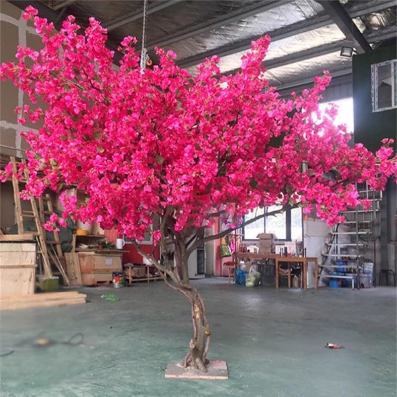 Simulation Fake Bougainvillea Flower Artificial Tree - Gorgeous Indoor Outdoor Replica Plant with Lifelike Leaves