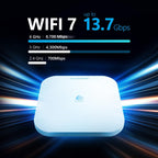 EnGenius ECW516L Wi-Fi 7 Cloud Lite Tri-Band Access Point - Cloud Managed 13.7Gbps Speed, 2x3x3 MIMO, 320MHz Channels, MLO Technology, 2.5GbE PoE+, 1200 Sq Ft Coverage - Power Adapter NOT Included