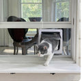 Custom Cat Door Window Insert - PVC Base | Insulated & Weather-Sealed | Tool-Free Install for Horizontal & Vertical Windows | Microchip Lock Options | Made in USA | Small Dogs & Pets