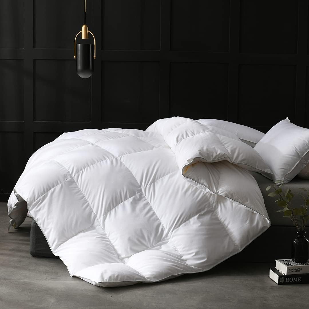 APSMILE Duvet Insert,Down Feather Fibers Comforter Queen-All Season Blanket