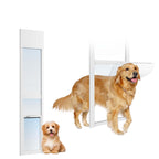 Dog Door for Sliding Glass Door, 74.8" - 80.7" Adjustable Height
