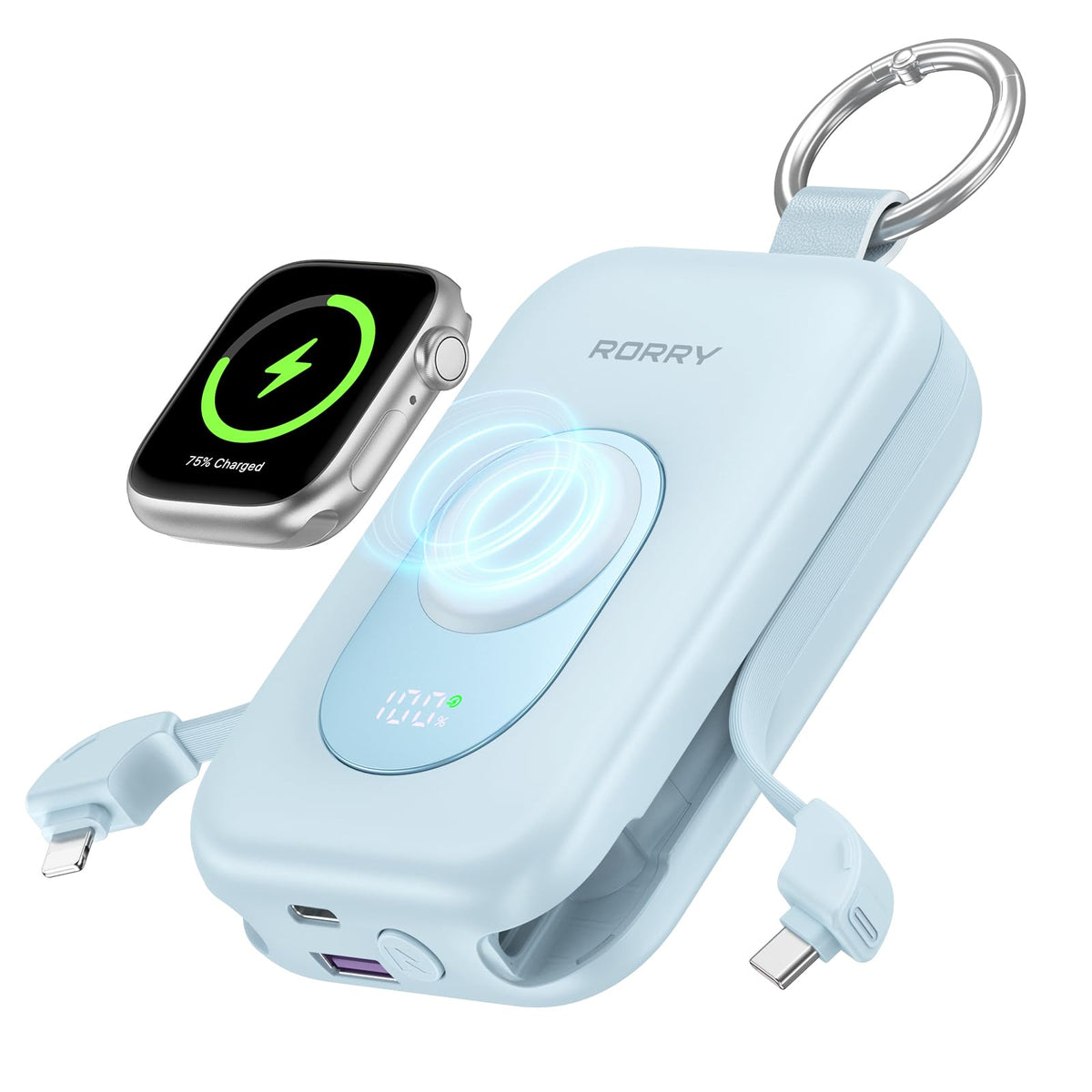 RORRY CharmGo Portable Charger, 20000mAh PD 30W Portable Charger Power Bank