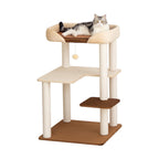 37.5" Cat Tree Tower for Large & Senior Cats, Low-Step Design