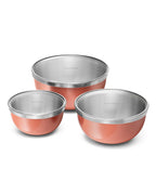 Caraway 6-Piece Stainless Steel Mixing Bowl Set with Glass Lids