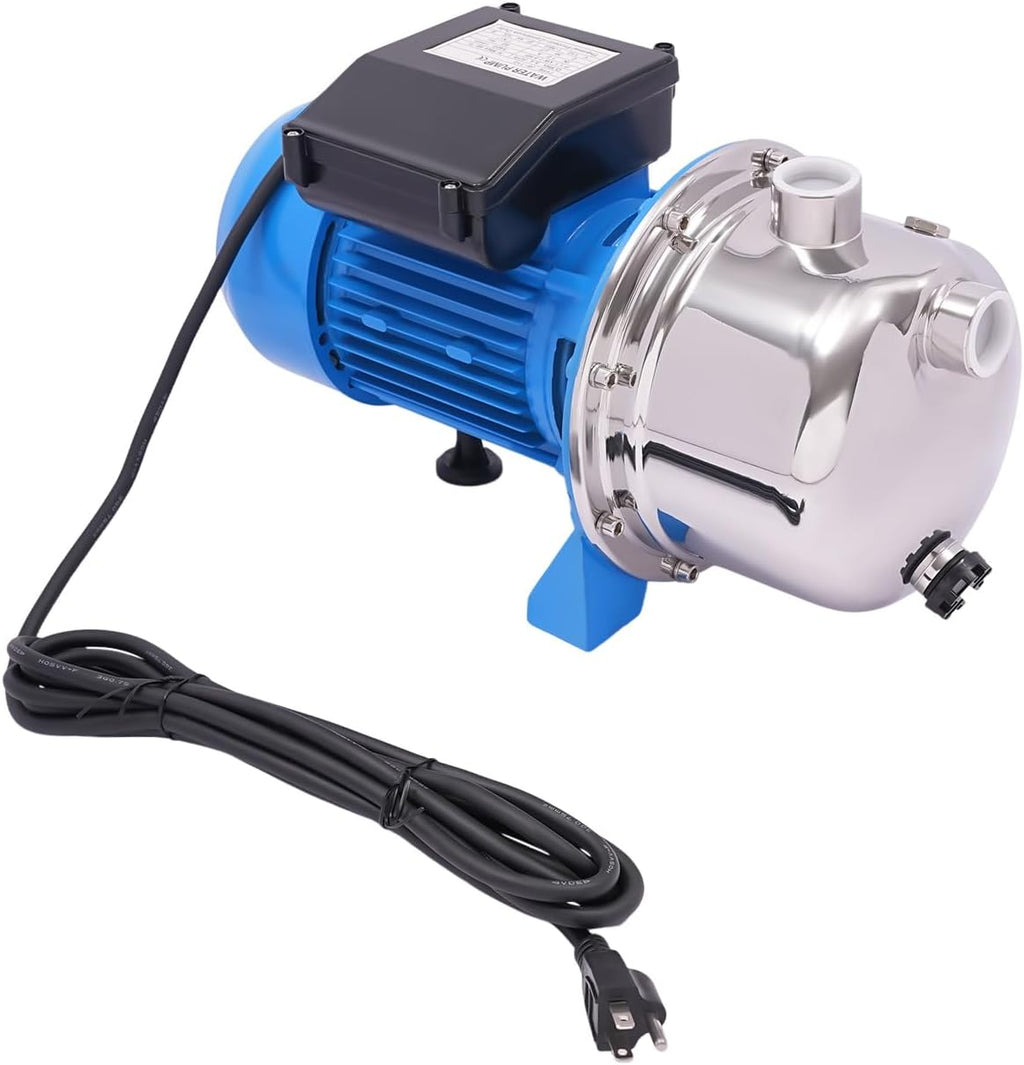 1.5 HP Shallow Well Pump 1.5KW Shallow Well Jet Pump 15 GPM 157.5ft Lift Electric Sprinkler Booster Pump for Garden Lawn Home Irrigation Pressure Booster Pump