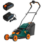 MZK 20V 13-Inch Electric Lawn Mower, Compact Brushless Mower