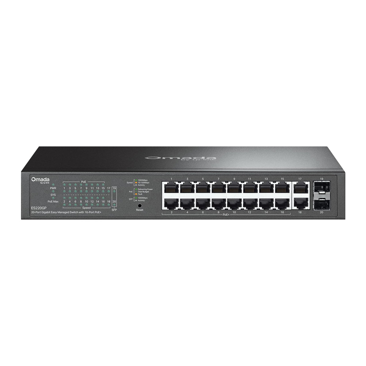 Omada ES206XPP-M2, 5 Port 2.5G Easy Managed PoE Switch