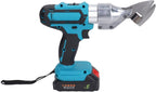 Cordless Electric Scissors High Speed Rotating Head 21V Lithium Battery Scissors for Metal Cutting (US Plug)