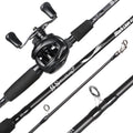 Sougayilang 2-Piece Baitcasting Rod and Reel Combo