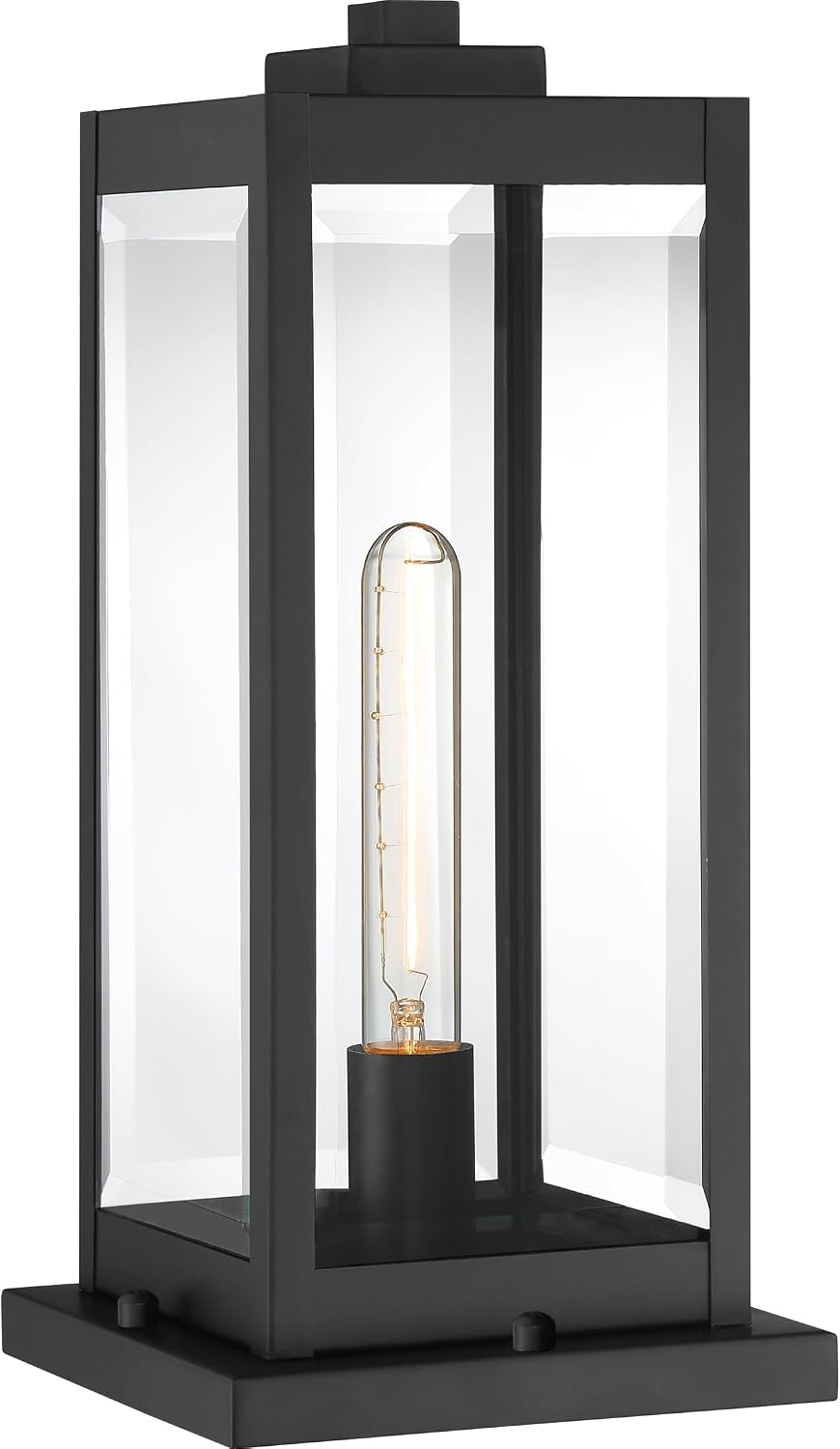 Quoizel Westover 16" Outdoor Pier Mount Light, Earth Black