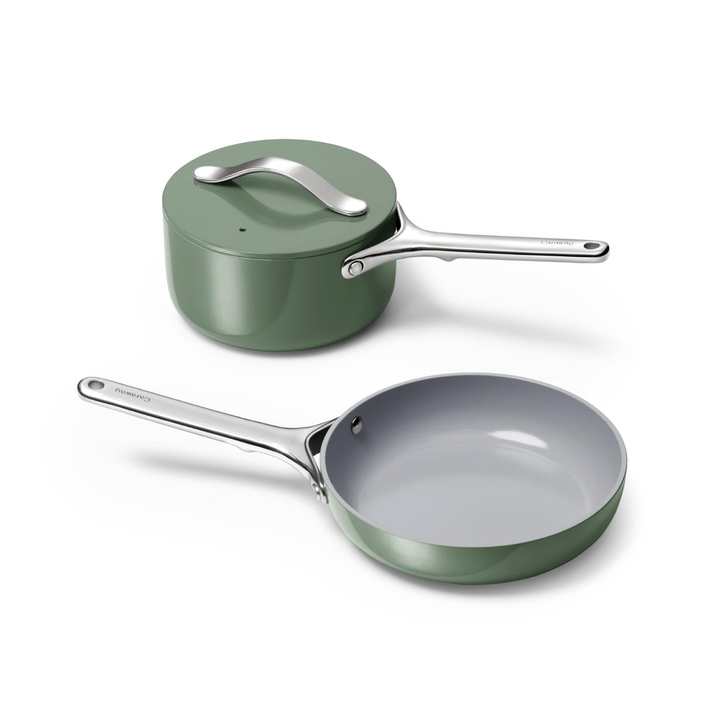 Caraway Non-Stick Ceramic Mini Cookware Set