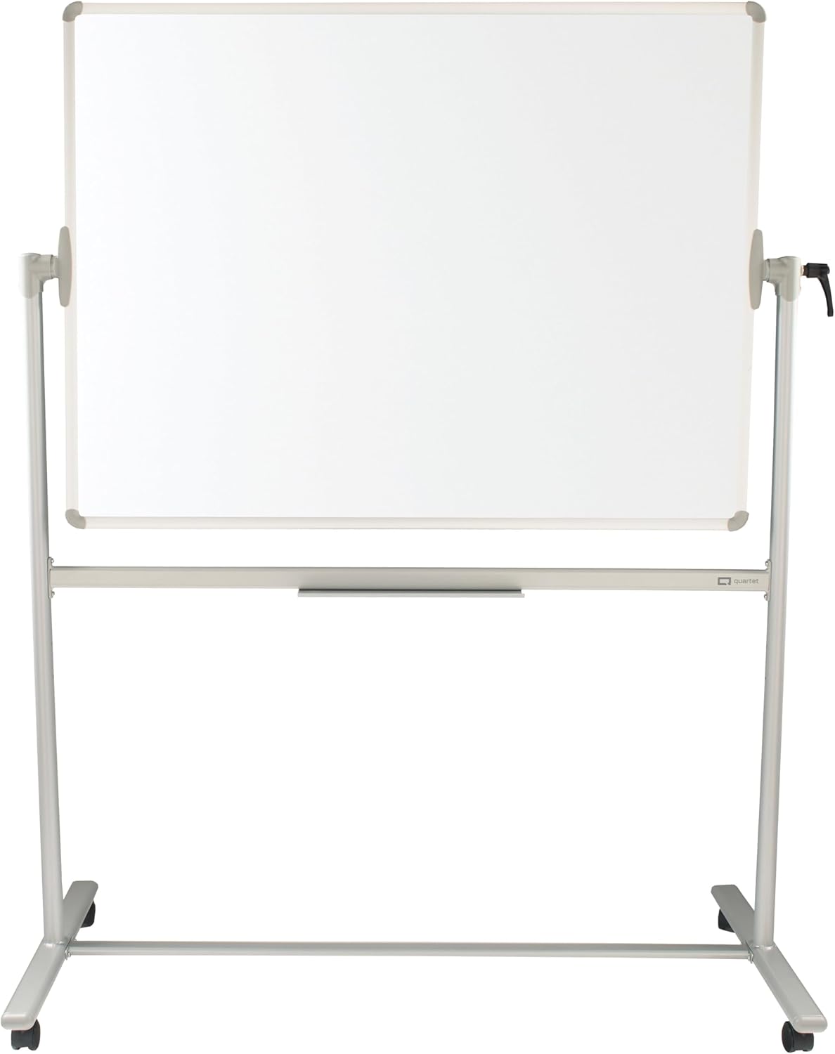 Quartet Magnetic Dry-Erase Board, 48" x 36" (4' x 3') Nano-Clean Easel Whiteboard, Double-Sided, Silver Frame (Q284836A01-R)