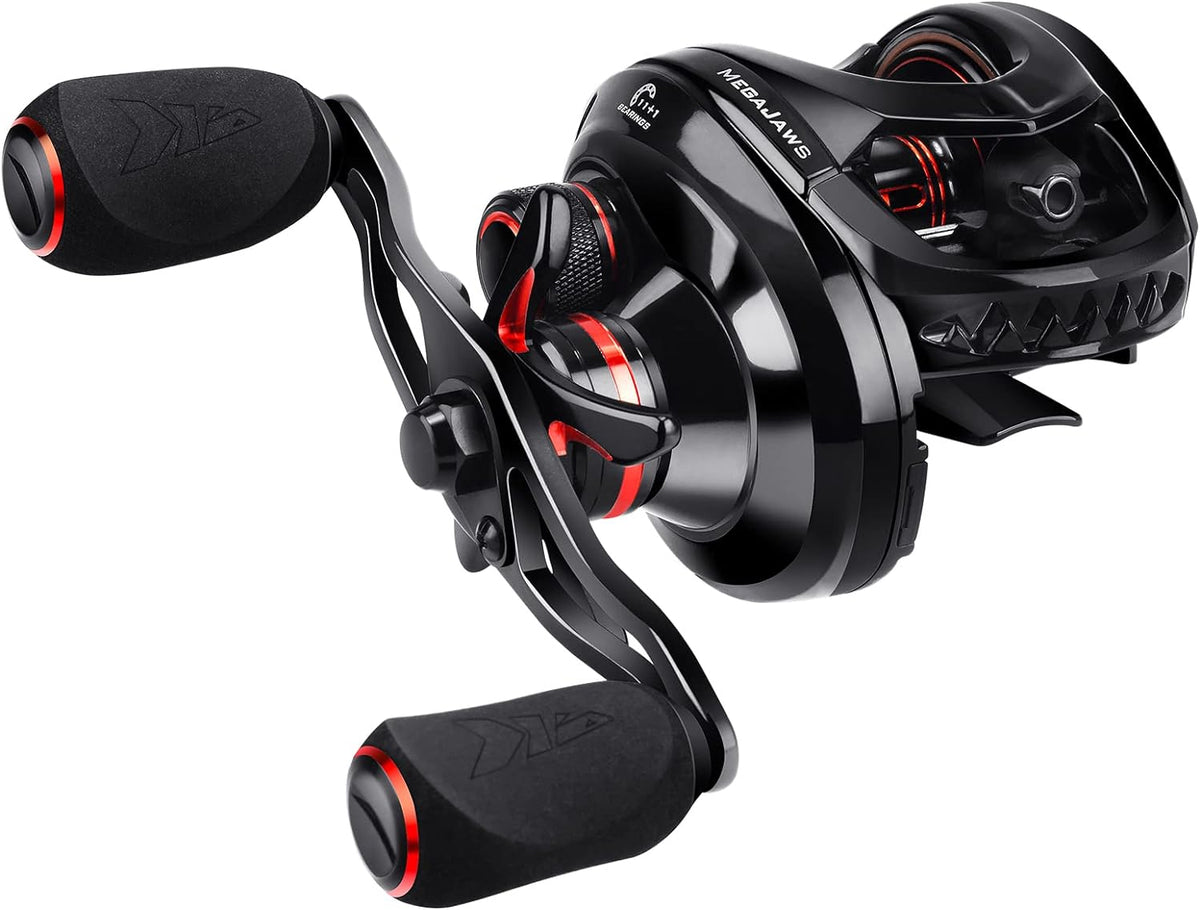 KastKing MegaJaws & Elite Baitcasting Fishing Reels,Lightweight,High Speed