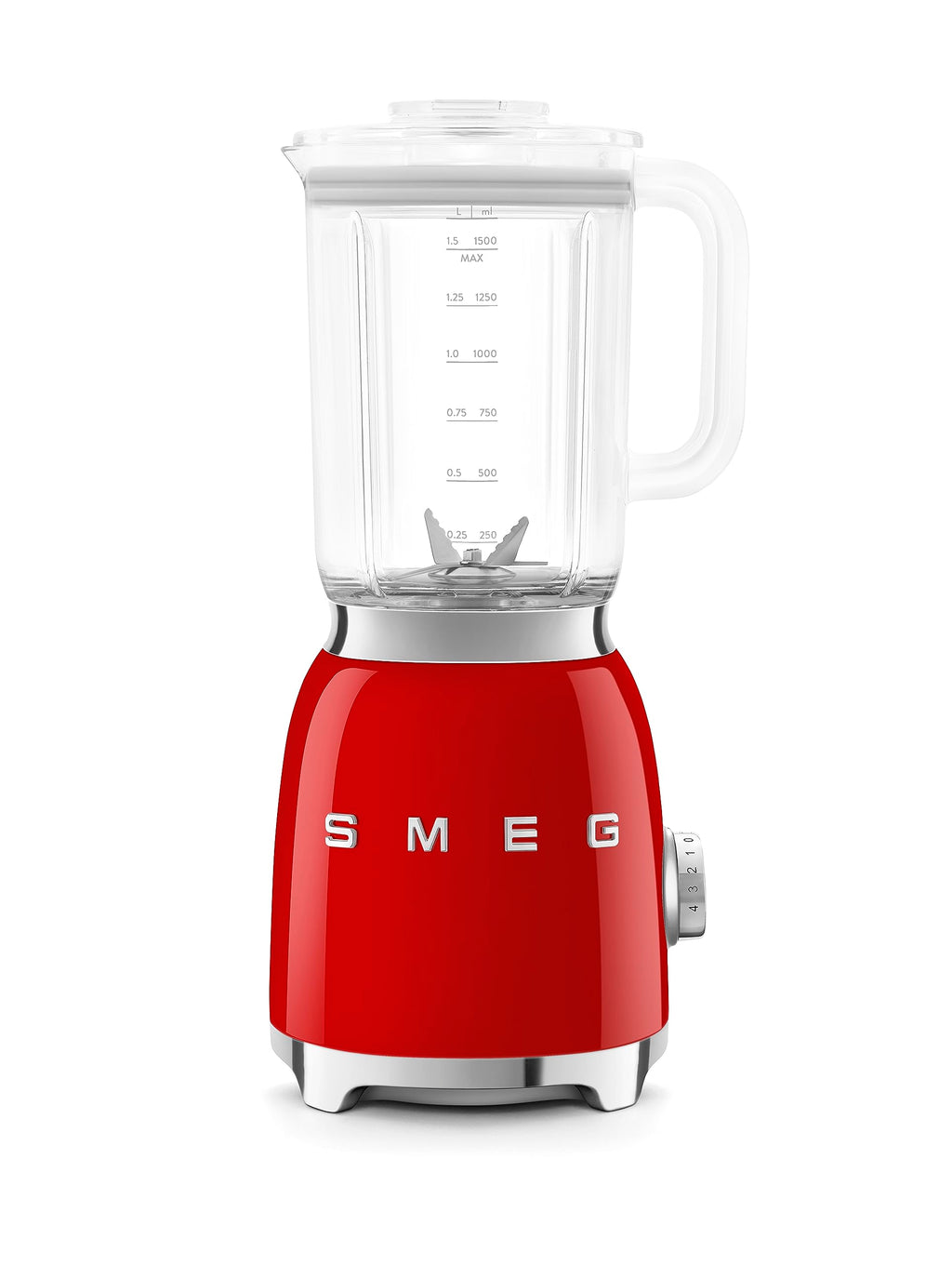 SMEG BLF03 Retro Style Blender – 600W Countertop Blender with 48 oz BPA-Free Jug, 3 Speeds + Pulse, Ice Crush & Smoothie Functions – 50s-Inspired Design-Cream