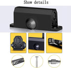 Automatic Door Closer, Spring Hydraulic Door Closure, Residential and Commercial Adjustable Spring Hydraulic Door Closer, 3 Colors (B)