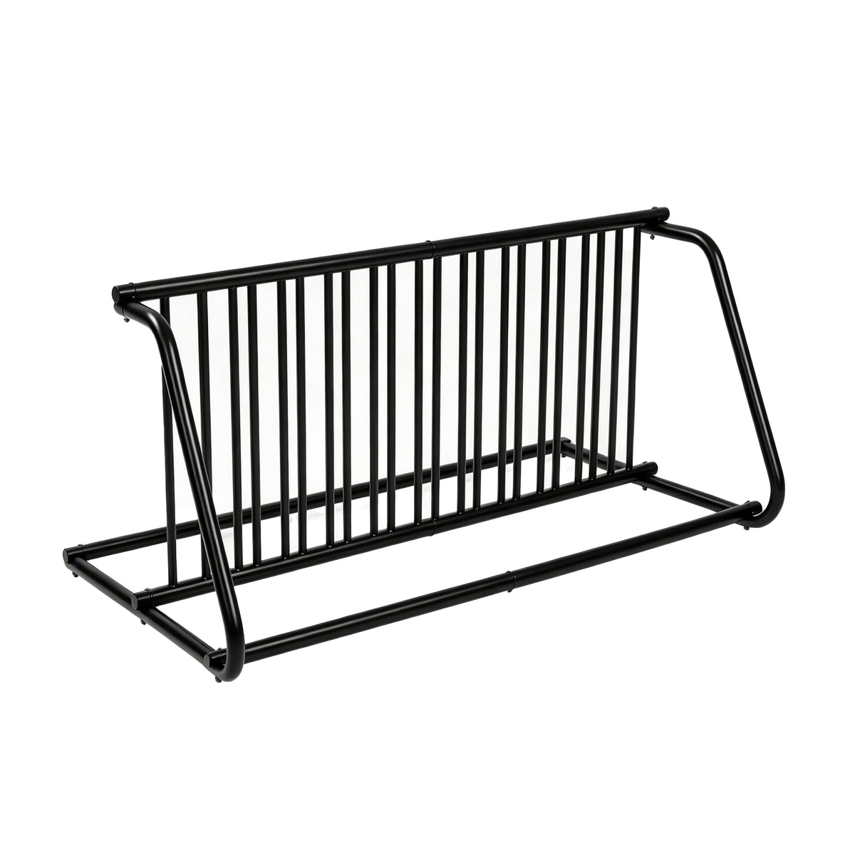 10-Bike Floor Rack, 122" Steel Single-Sided Bike Storage Stand