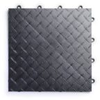 SnapLock RaceDeck Diamond 12"x12" Interlocking Garage Tiles, 24pk, Graphite