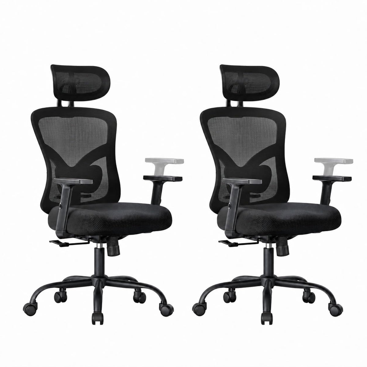 Marsail Ergonomic Office Chair with Lumbar Support and 2D Headrest