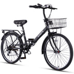 AVASTA Quartet Folding Bike, 20/24 Inch, 7-Speed, Dual Brakes