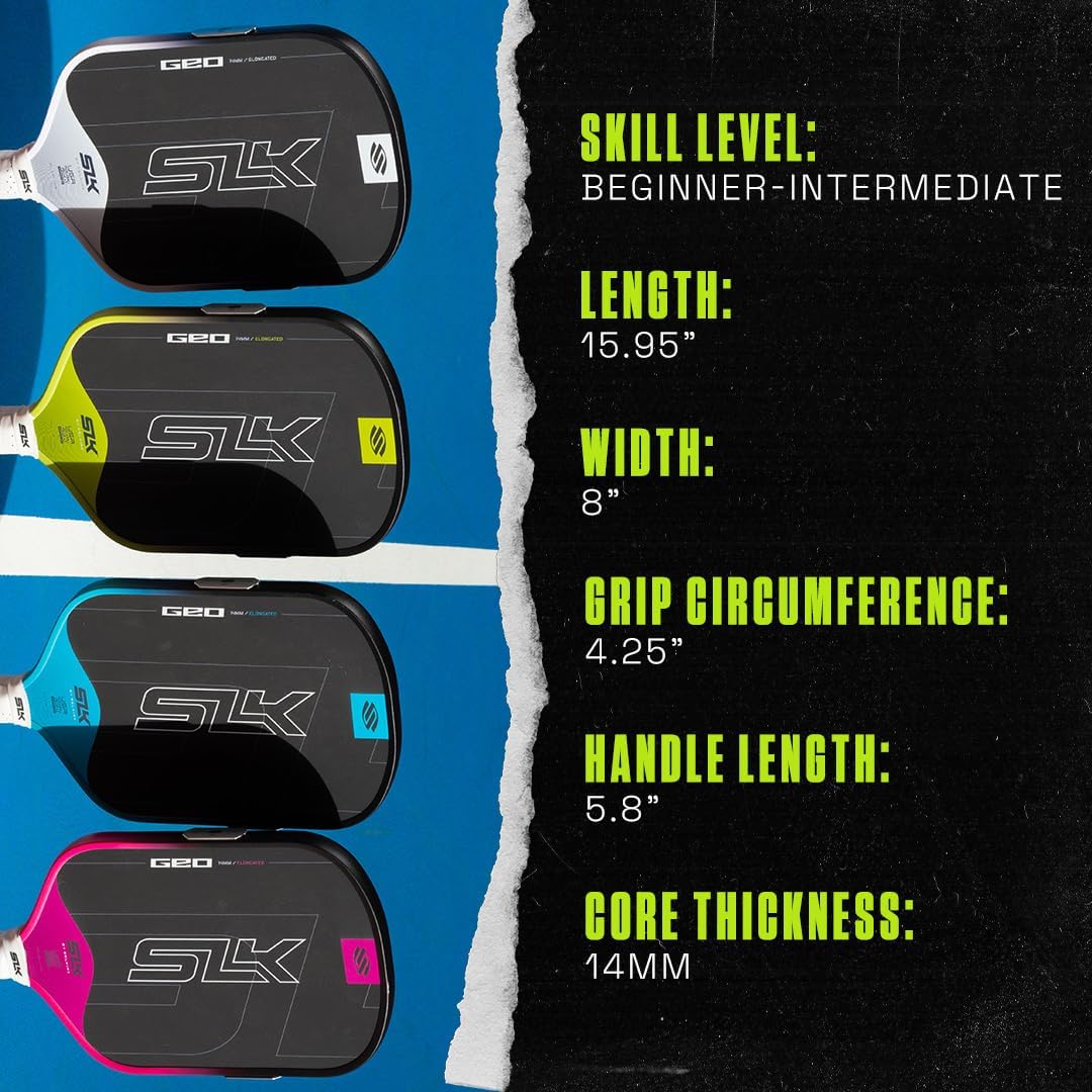 Selkirk Sport SLK Geo Pickleball Paddles | T700 Carbon Fiber Core