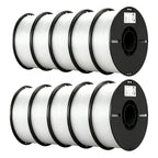 Creality PLA 3D Printer Filament, Multicolor, 12-Pack, 12KG Total
