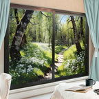 Dense Forest Window Privacy Film 35.4Wx55.1L-inch x2 Pcs