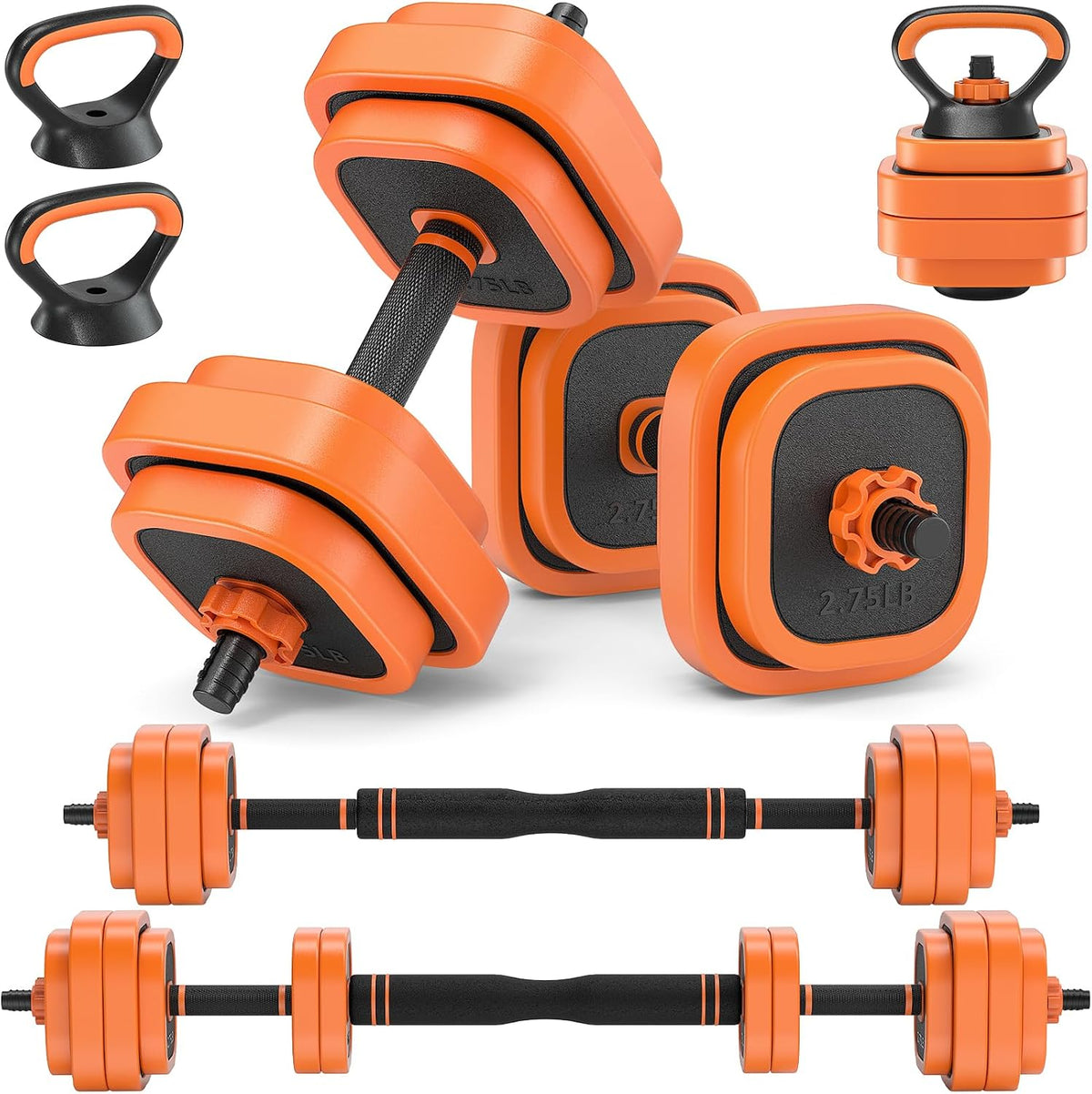 Rendpas Adjustable Dumbbell Set – Free Weights for Home Gym Workouts