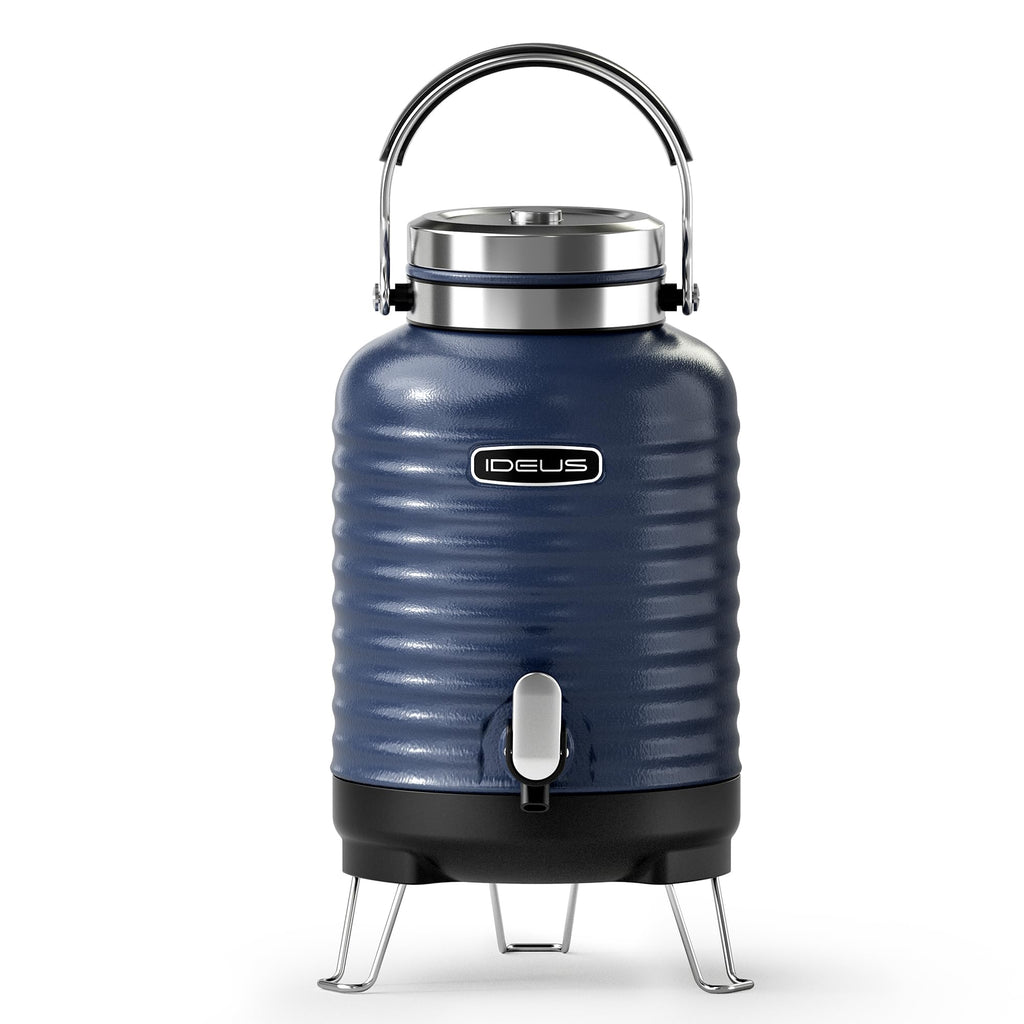 IDEUS Insulated Beverage Dispenser 1.4gal, Drink Container Deep Green
