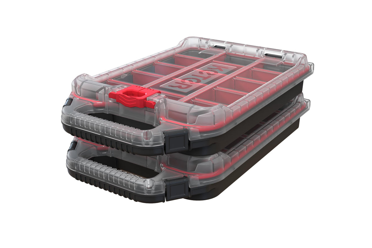 Keter Stack N Rolling Tool Box Modular Storage System 3 Piece