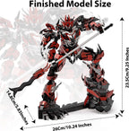Microworld 3D Metal Puzzle, Famous Chinese Generals Zhang Fei, Mechanical Soldier Challenge Metal Model Kits, Brain Teaser Creative Gifts DIY 3D Puzzles for Adults