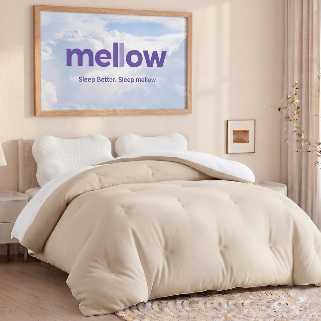 Mellow Marshmellow Comforter Full/Queen, All-Season Temperature Control