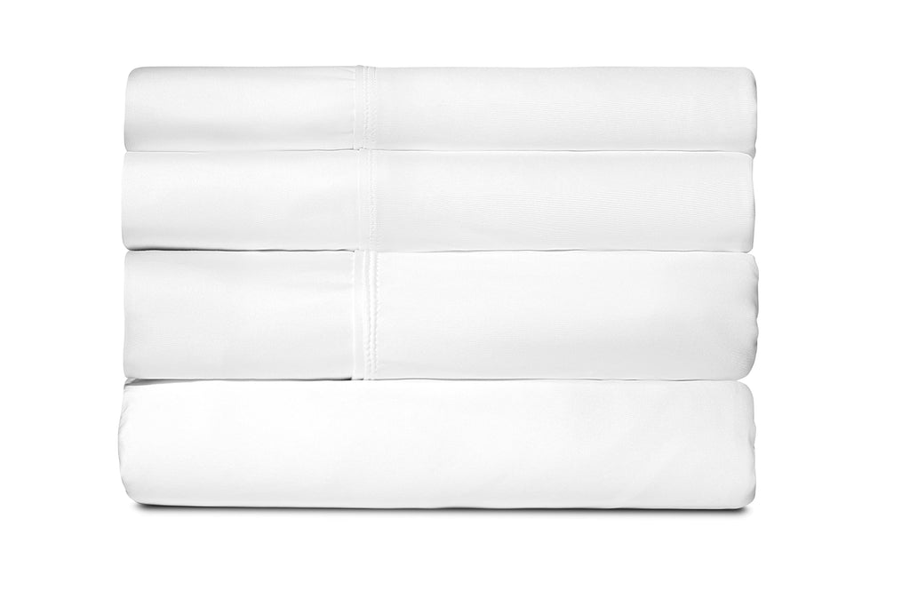SHEEX Active Comfort Anti-Wrinkle Cooling Sheets, King/Cal King, Blue Sky