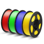 ANYCUBIC PLA Plus (PLA+), 3D Printer Filament 1.75mm Bundle, High Toughness, 1KG Spool, Black, White, Texture Grey, Pink, Red, Blue, Green, Orange, Yellow, Purple, 10KG in Total