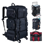 Goture 72L Fishing Tackle Backpack with Cooler & 4 3700 Tackle Boxes