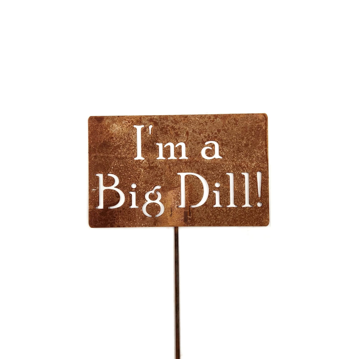 Funny Garden Stake 20 to 33 Inches Tall (I Wet My Plants, XL 33" Tall)