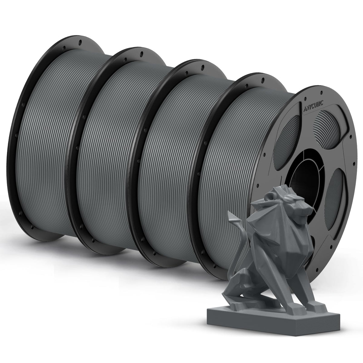 ANYCUBIC PETG Filament 1.75mm, Multicolor Bundle 10KG, Reusable Spool