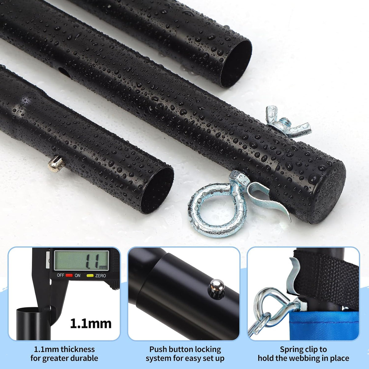 20ft Portable Outdoor Volleyball Badminton Combo Net Set